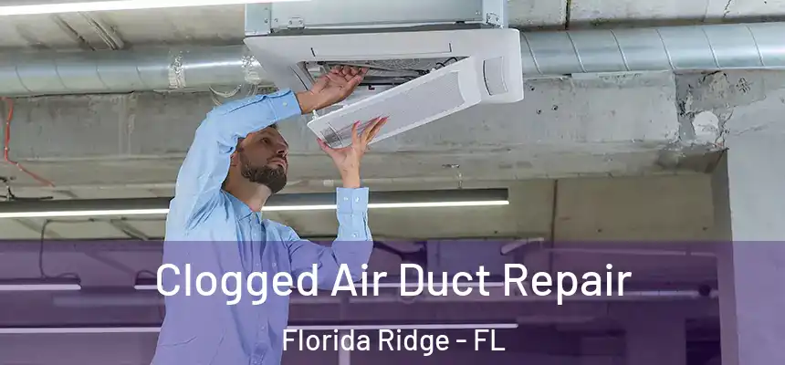 Clogged Air Duct Repair Florida Ridge - FL