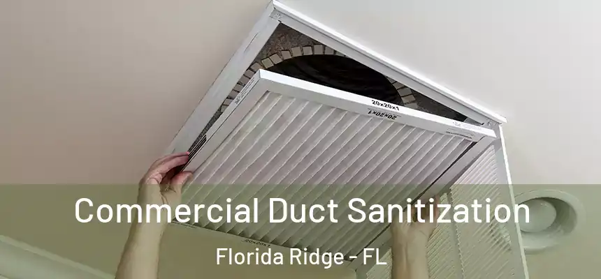 Commercial Duct Sanitization Florida Ridge - FL